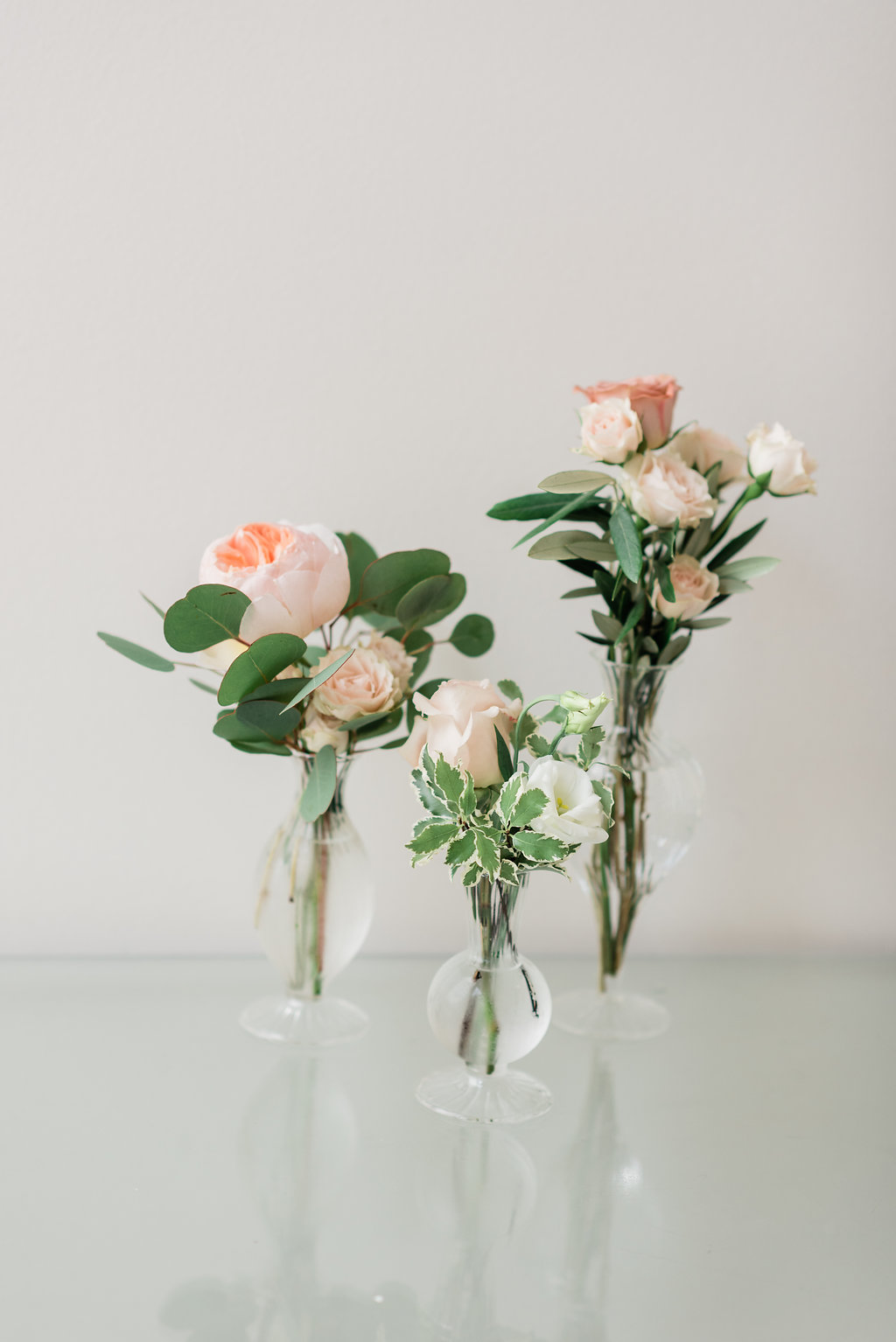 Bud Vases with Floral