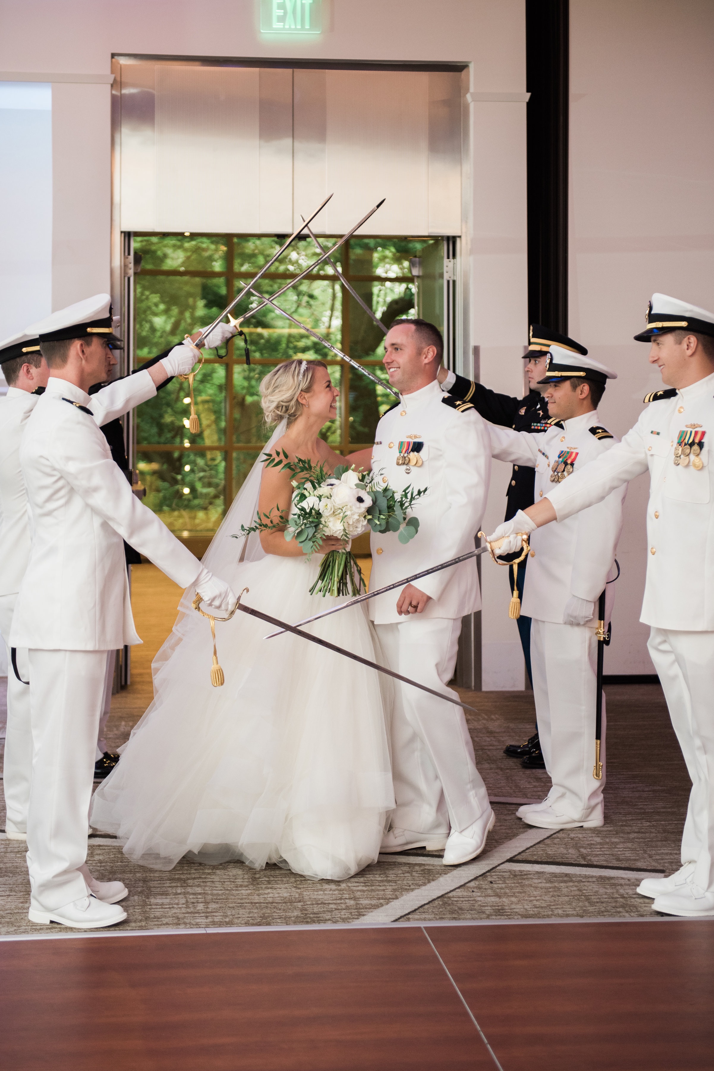 Navy Wedding Party
