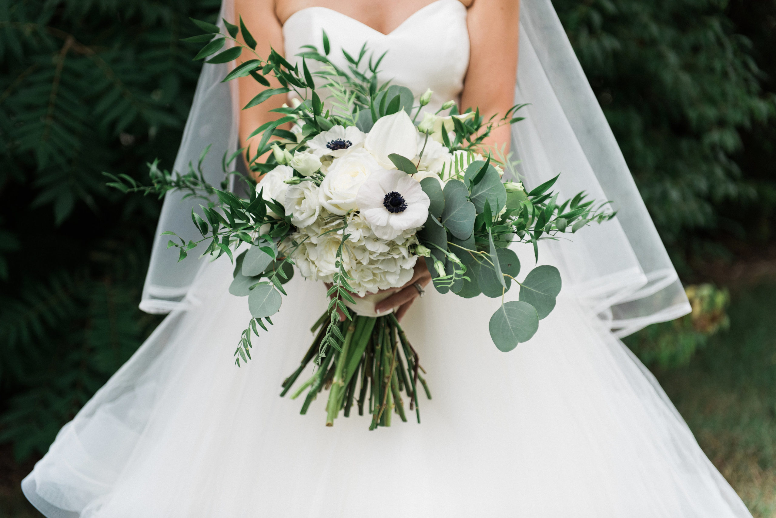 Garden wedding bouquet - East Lansing Florist