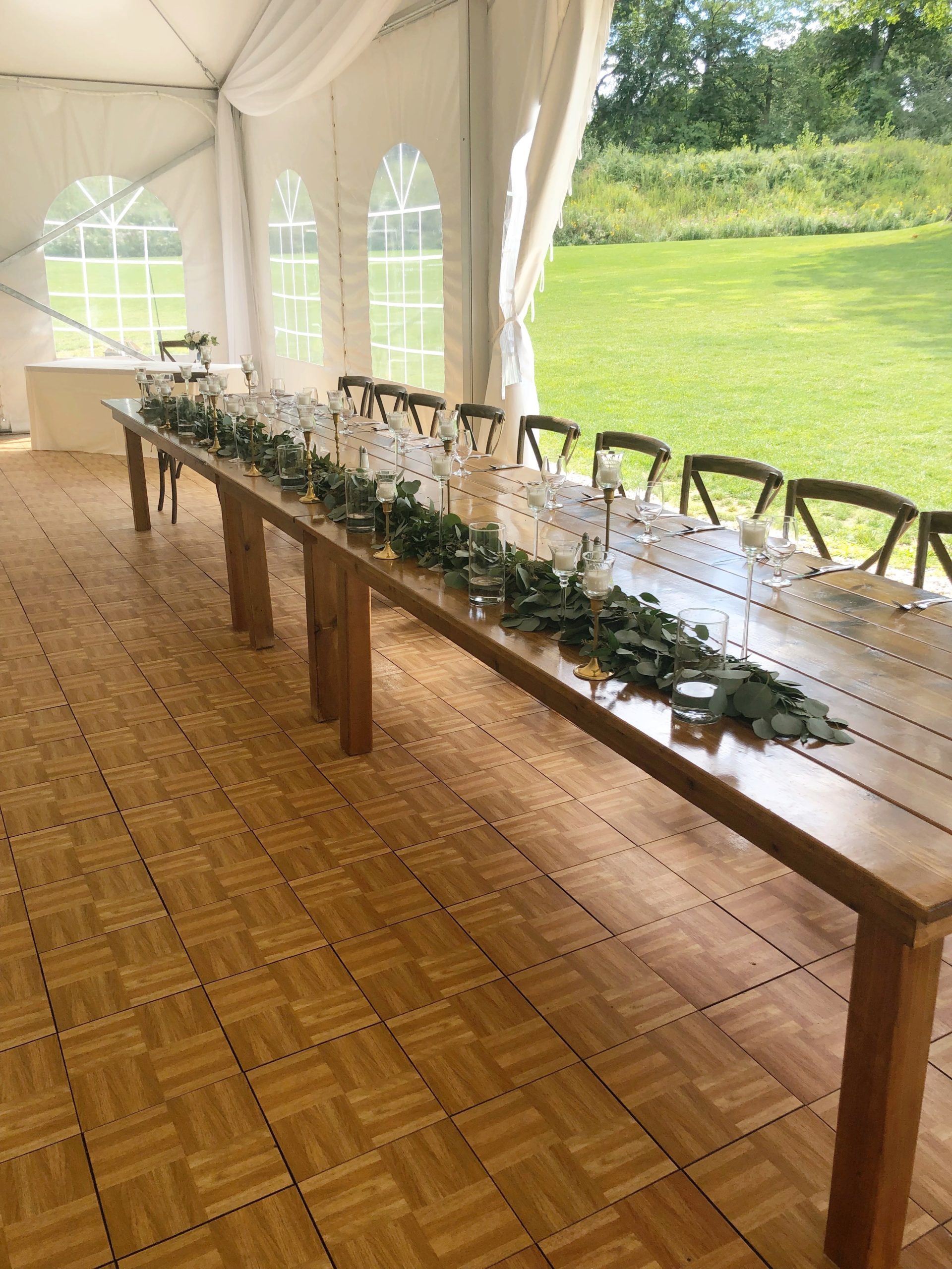 Waldenwoods Wedding Reception Head Table