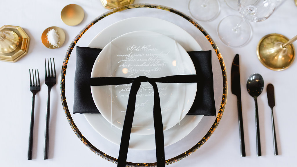 Wedding Table Place Setting